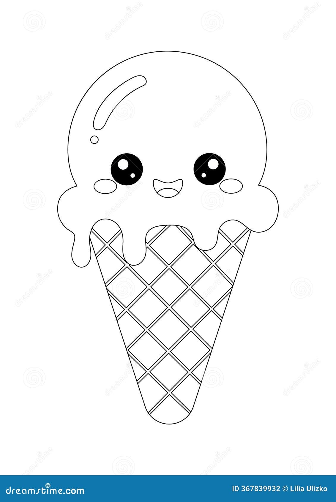 coloring pages for ice cream
