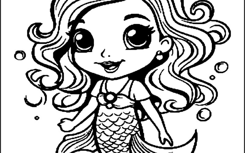 Cute Mermaid Coloring Pages For Kids Made By Teachers