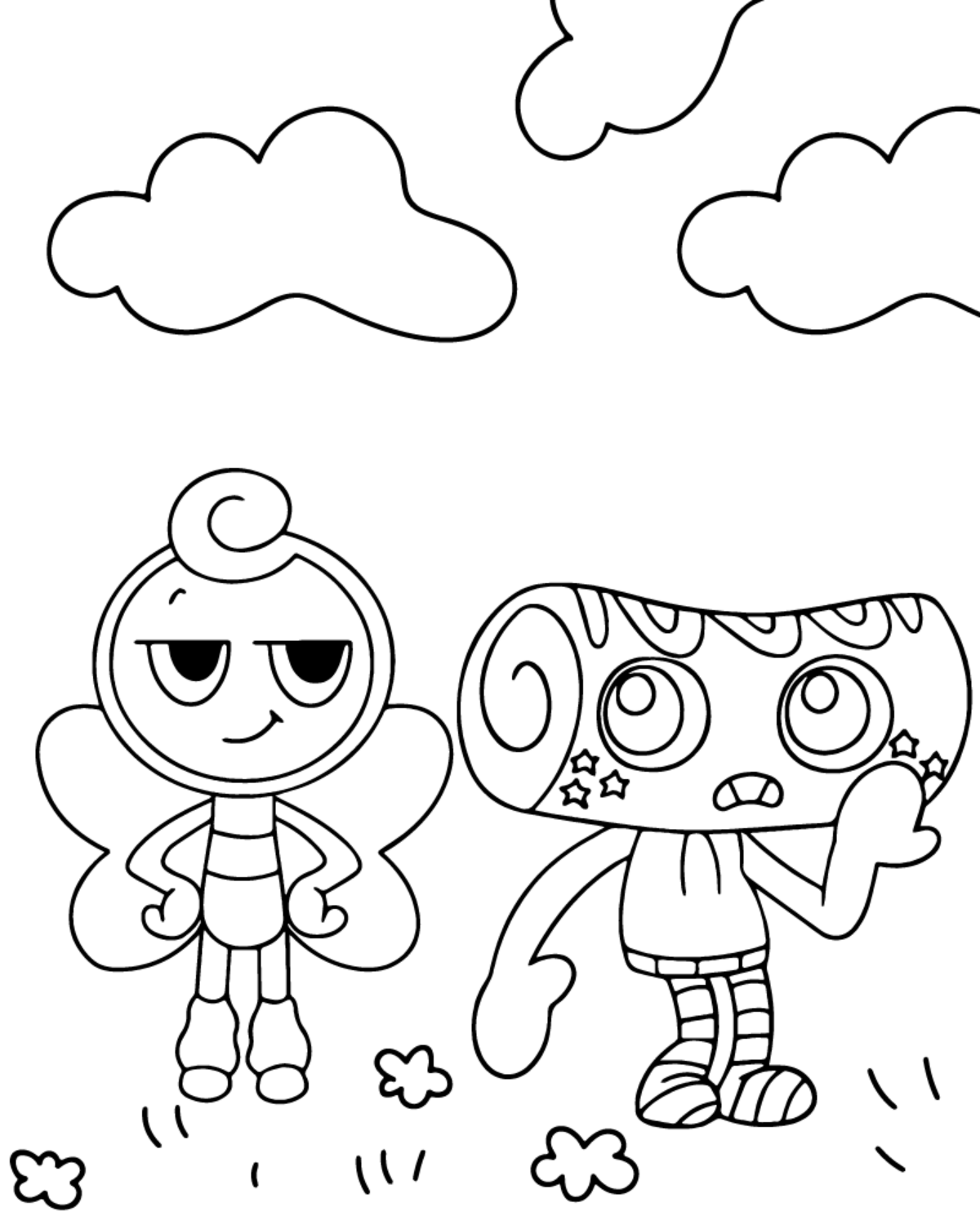 dandy's world coloring pages