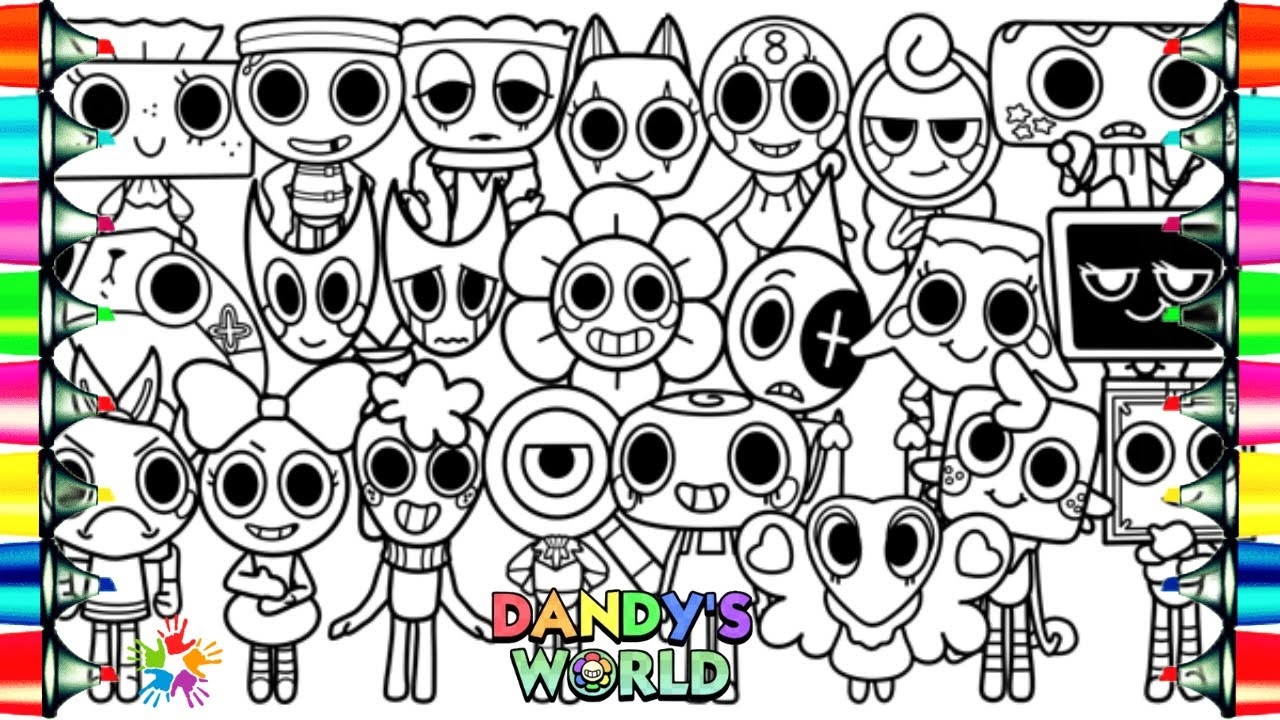 DANDY s WORLD Roblox New Coloring Pages How To Color ALL Characters NCS Music YouTube DANDY s WORLD Roblox New Coloring Pages How To Color ALL Characters NCS Music YouTube