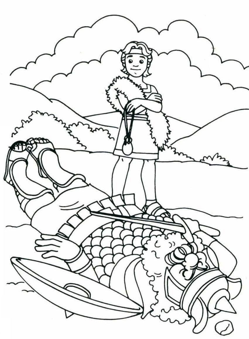 David And Goliath Coloring Pages Best Coloring Pages For Kids Sunday School Coloring Pages Bible Coloring Pages David Bible