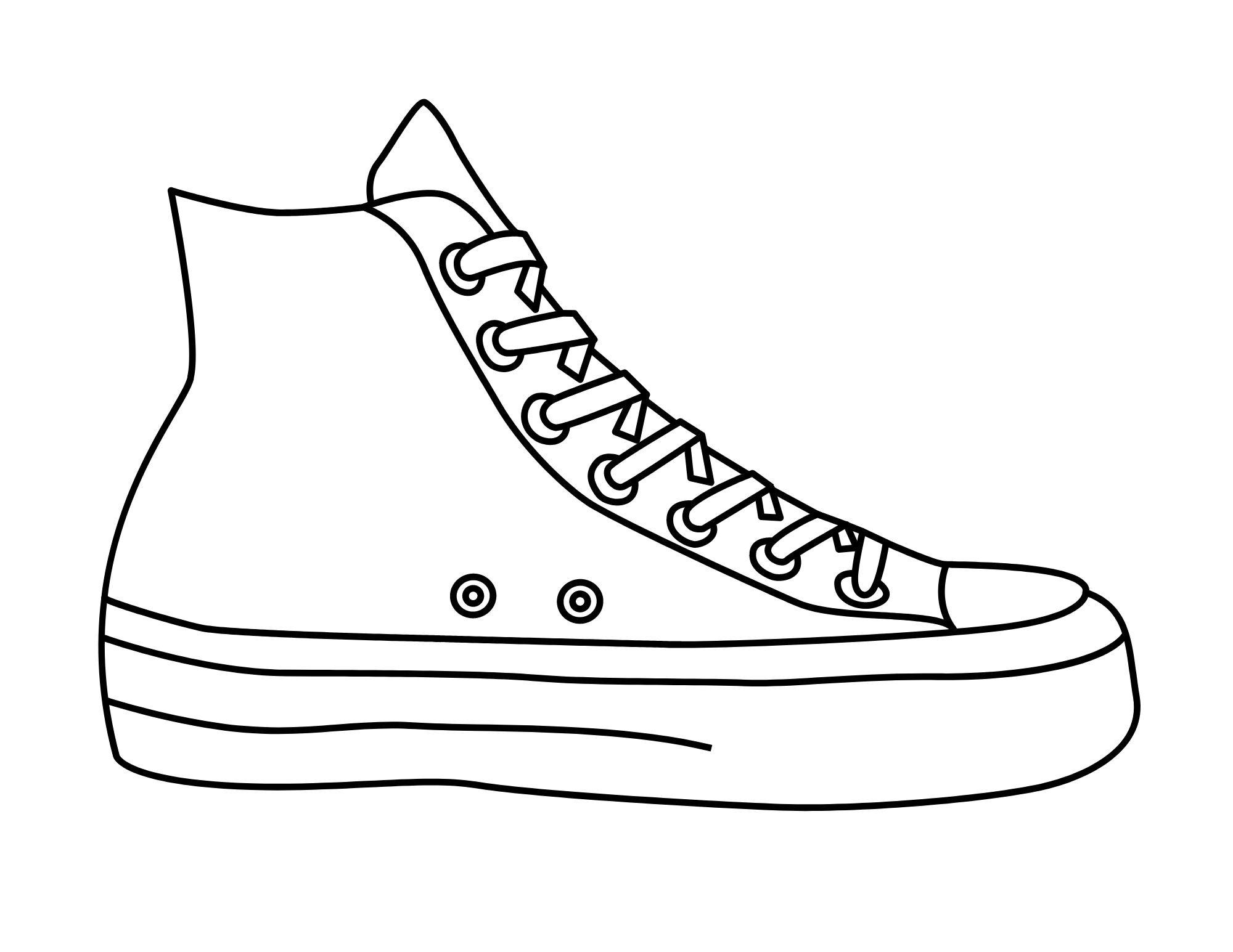 Design A Shoe 10 Different Shoe Coloring Pages For Creative Fun Etsy