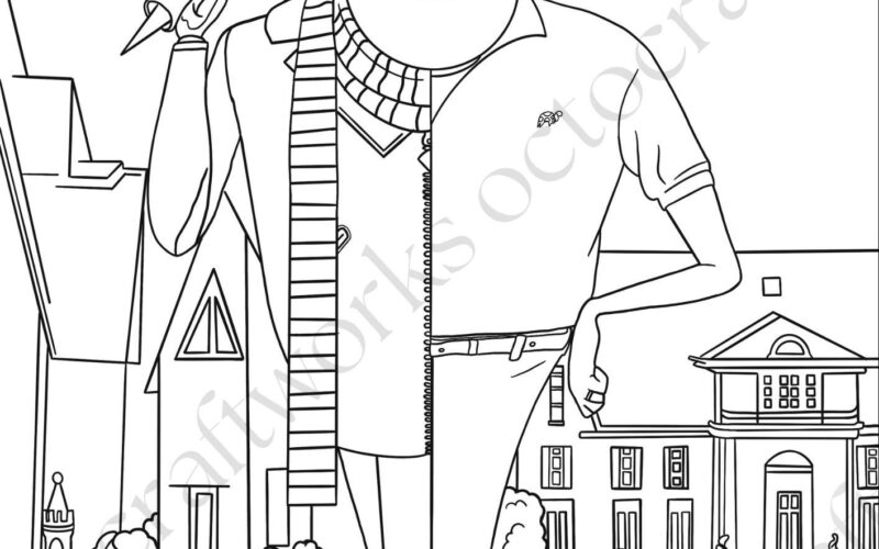 Despicable Me 4 Coloring Pages Kids Coloring Pages Kids Activity Sheets Printable A4 Preschool Toddler Coloring Etsy