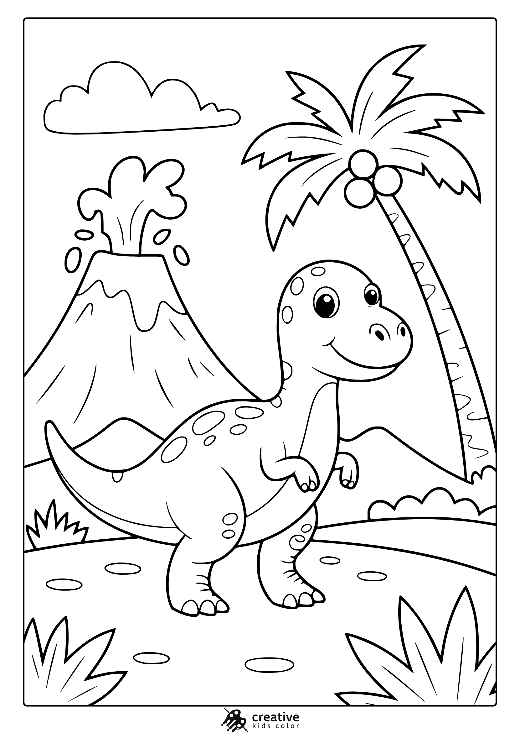 Dinosaur Coloring Pages 20 Free Printable PDF Dinosaur Coloring Pages 20 Free Printable PDF