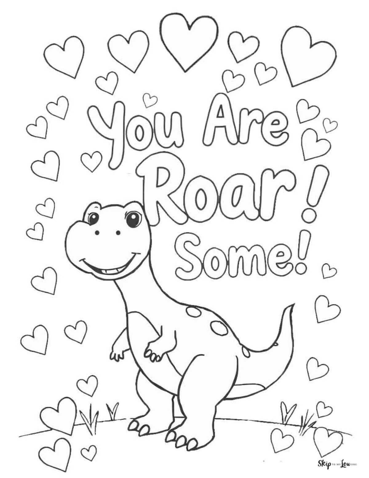 valentine coloring book pages