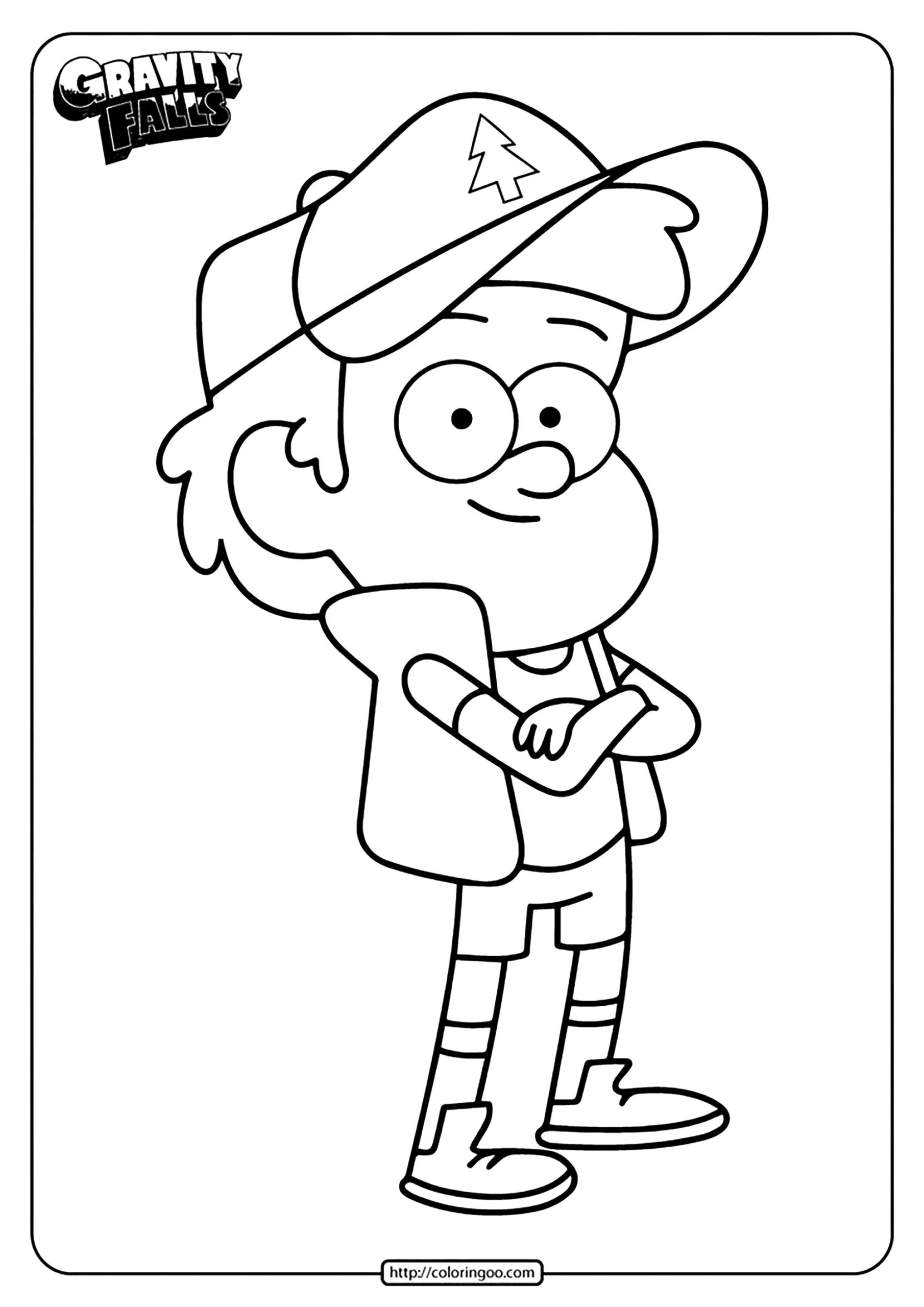 gravity falls coloring pages