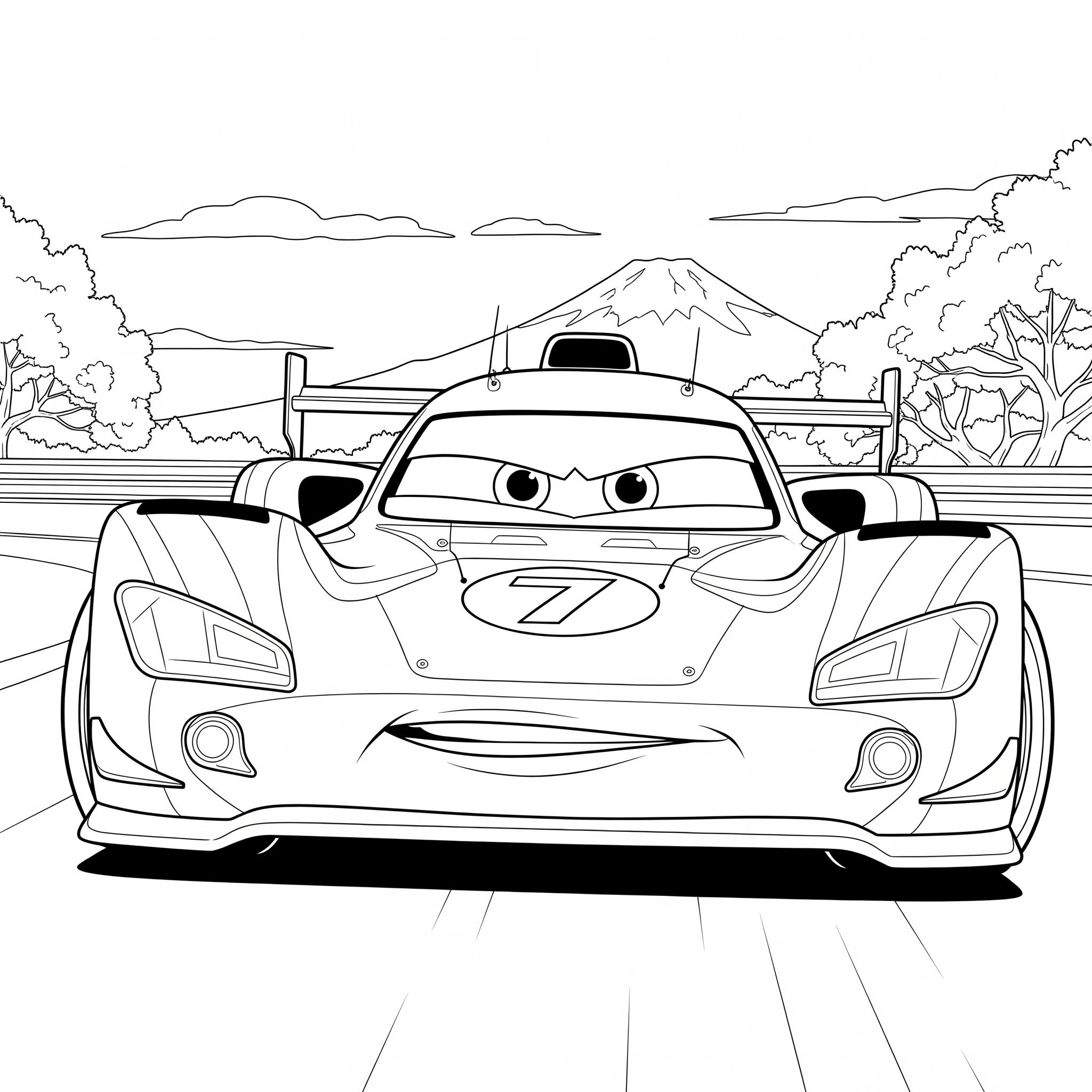 cars movie coloring pages