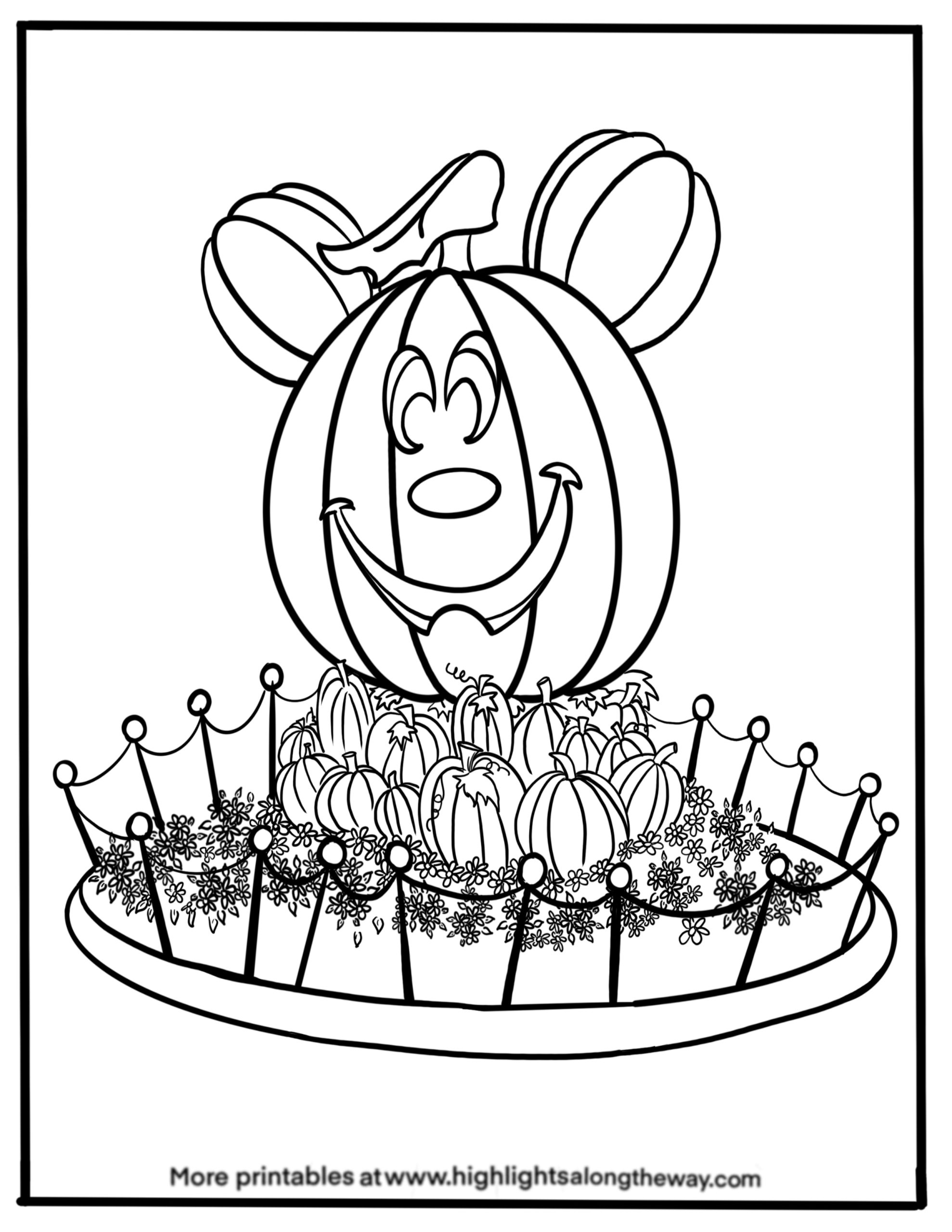 halloween coloring pages disney