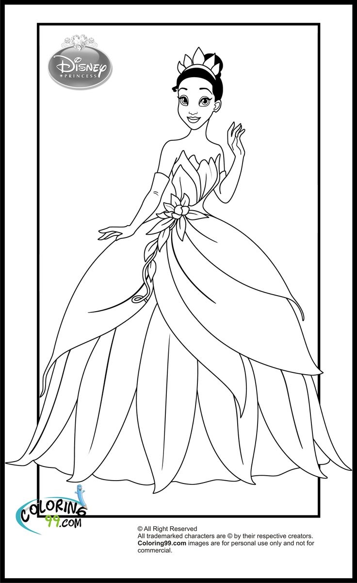 Disney Princess Coloring Pages