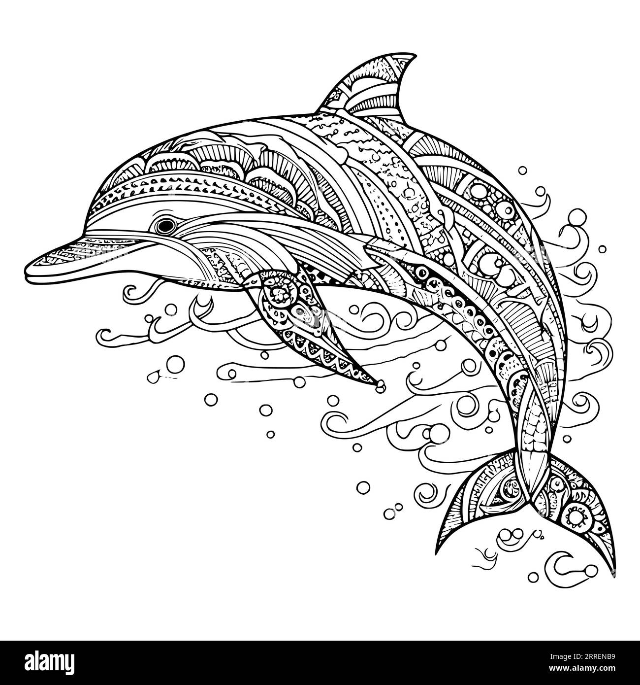 Dolphin Coloring Pages Pdf Hi res Stock Photography And Images Alamy