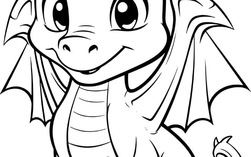 Dragon Coloring Book Super Fun Coloring Pages Of Cute Friendly Dragons Made By Teachers