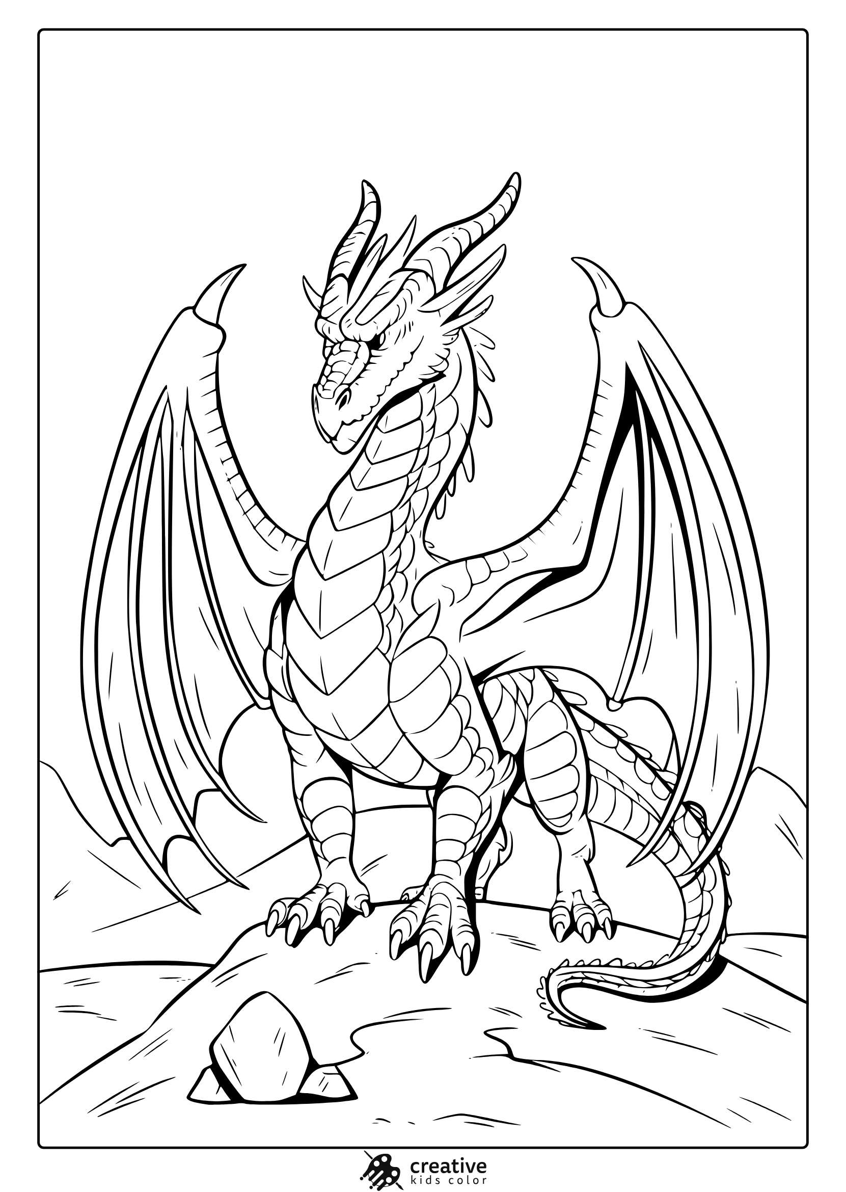 Dragon Coloring Pages 25 Free Printable PDF Dragon Coloring Pages 25 Free Printable PDF