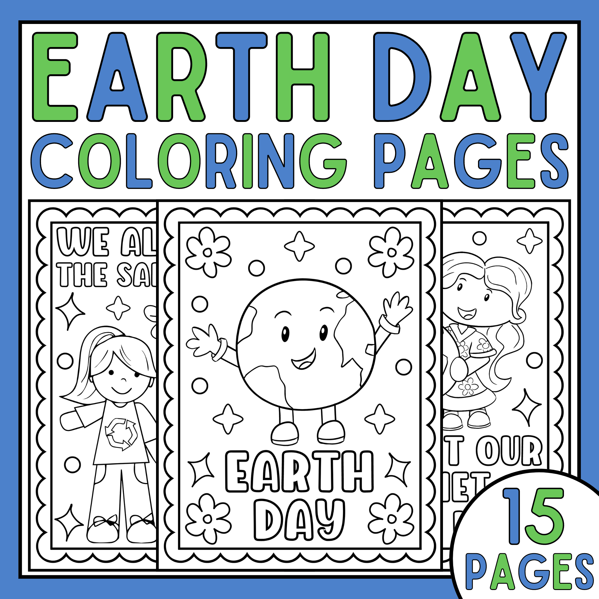 earth day coloring page