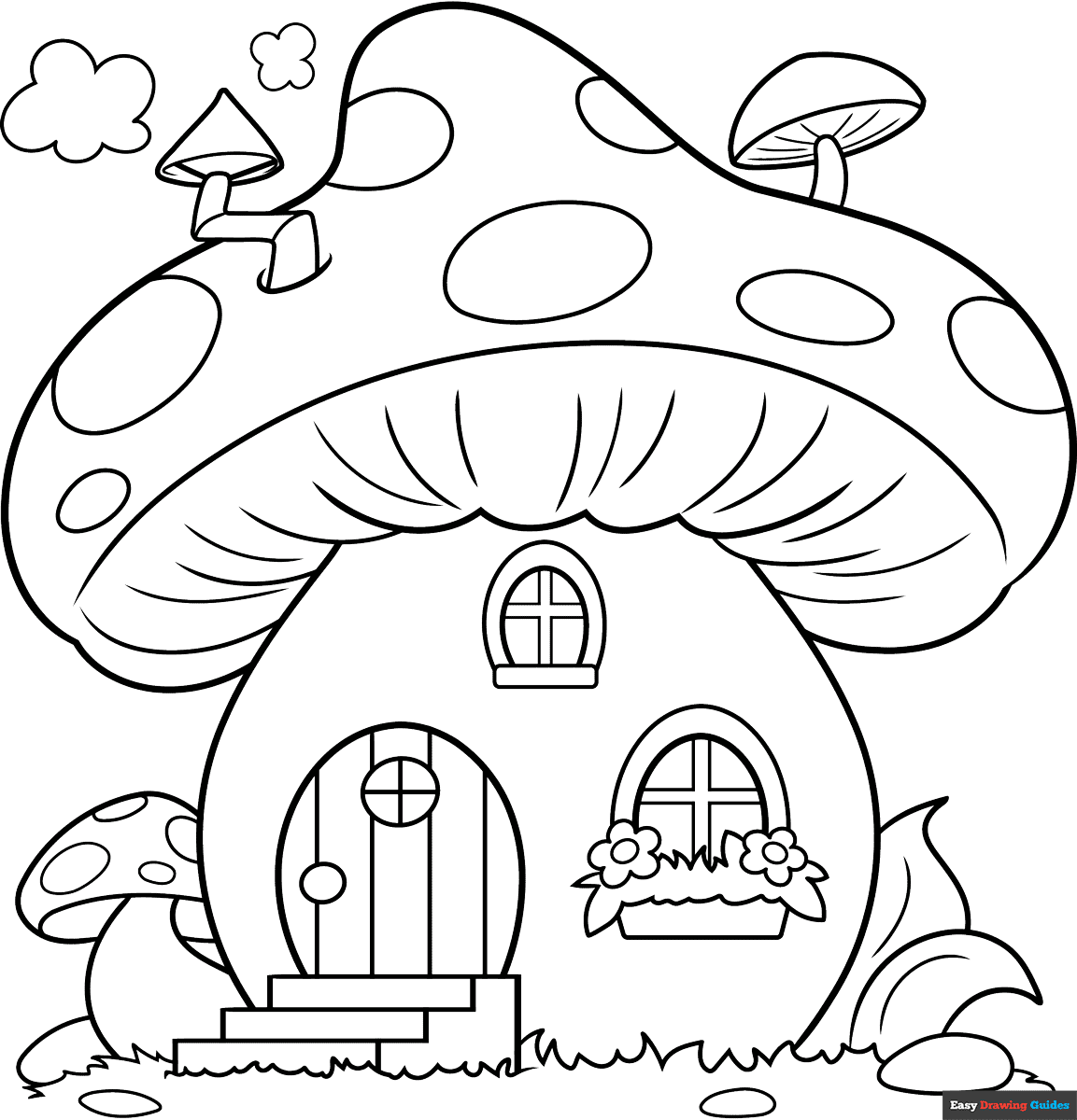 house coloring pages