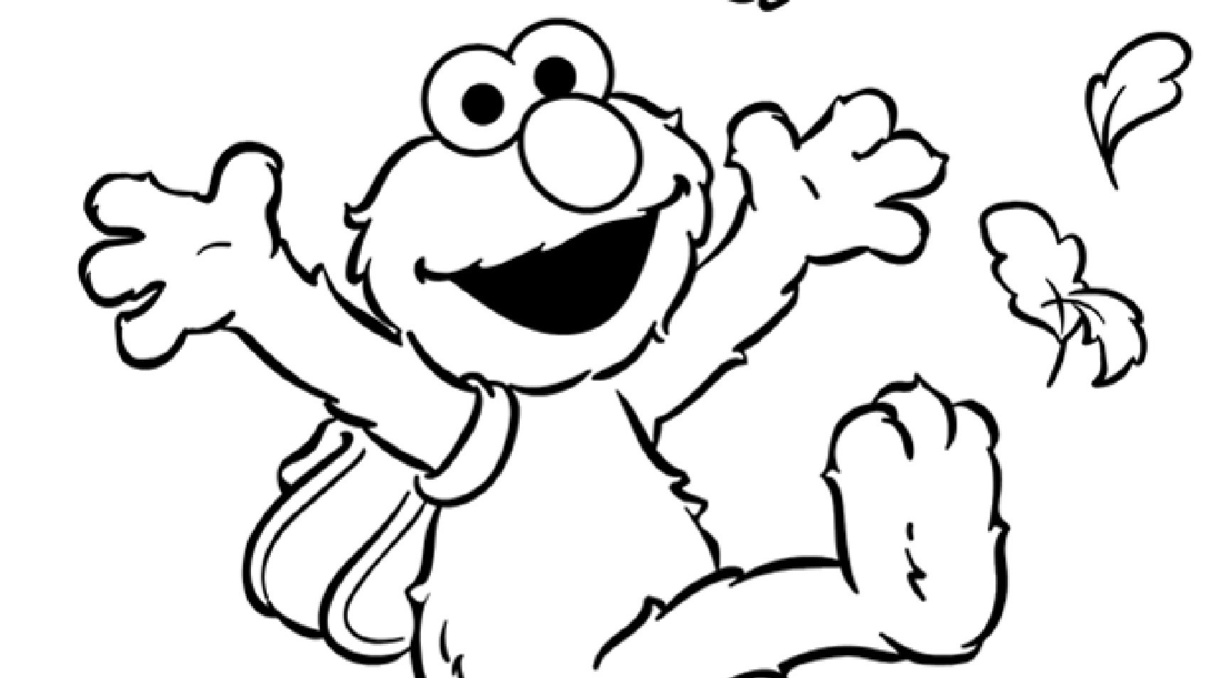 Elmo Playing In The Leaves Coloring Page PBS KIDS For Parents Elmo Playing In The Leaves Coloring Page PBS KIDS For Parents