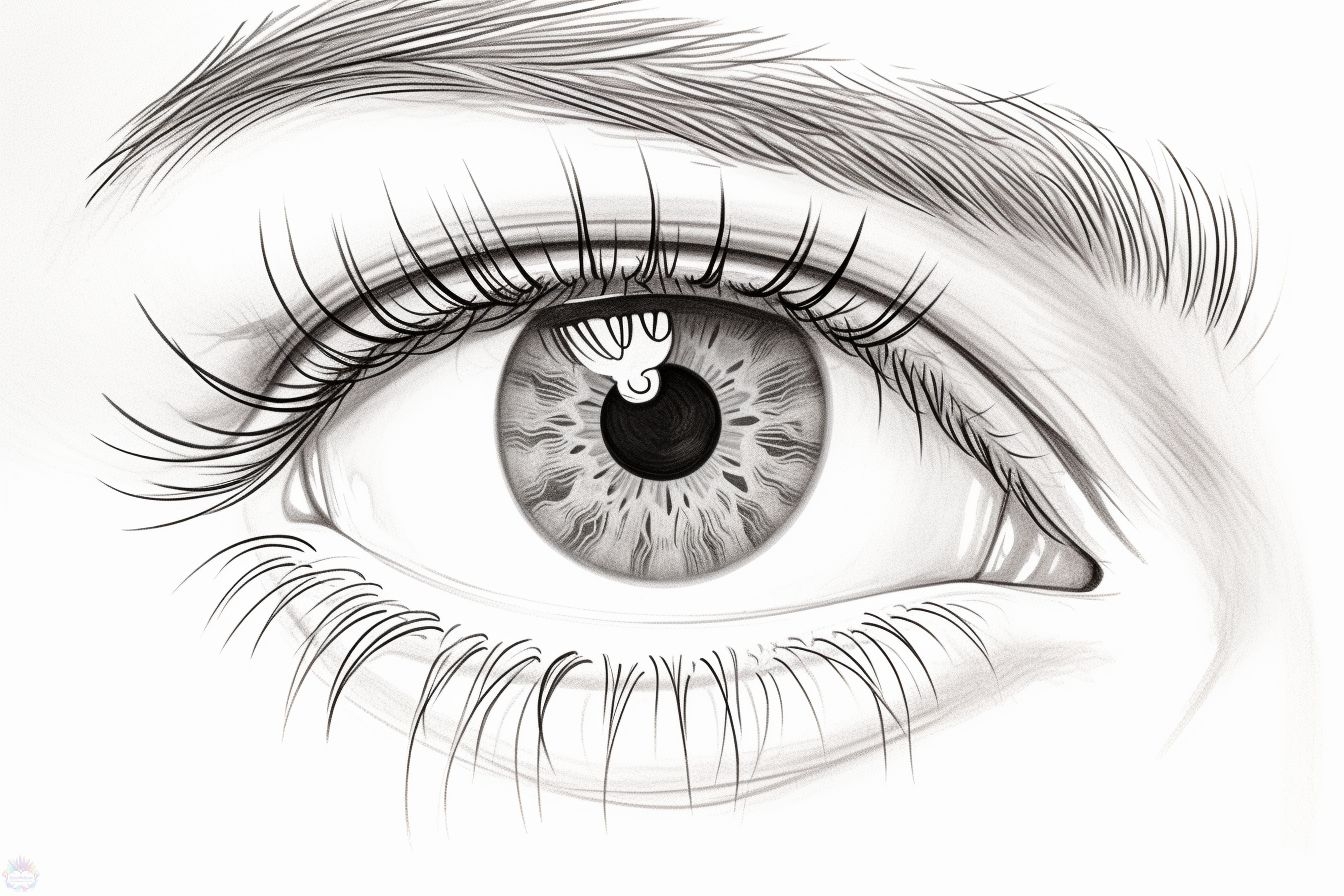 eye coloring page