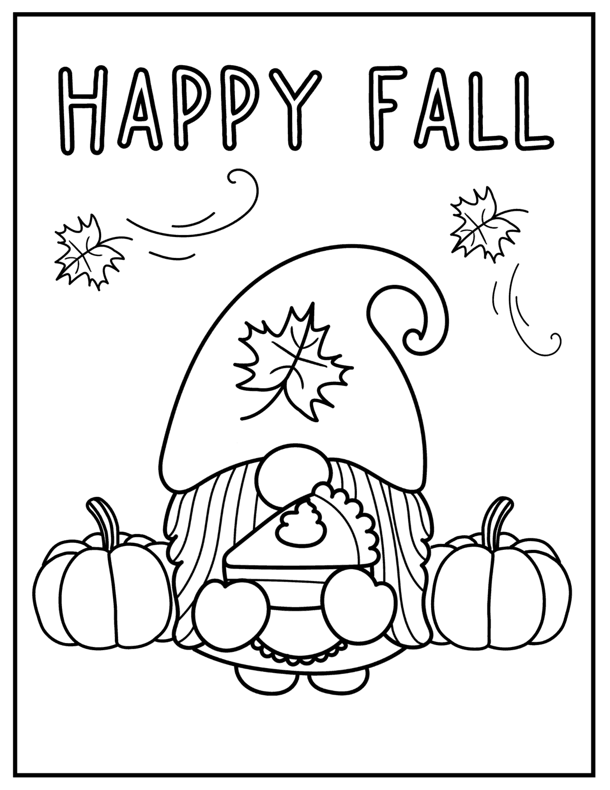 coloring pages for fall printable
