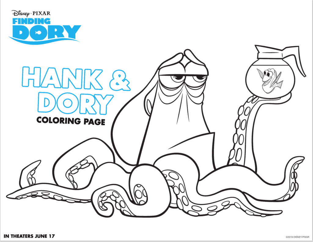 Finding Dory Printable Coloring Sheets For Kids Hispana Global