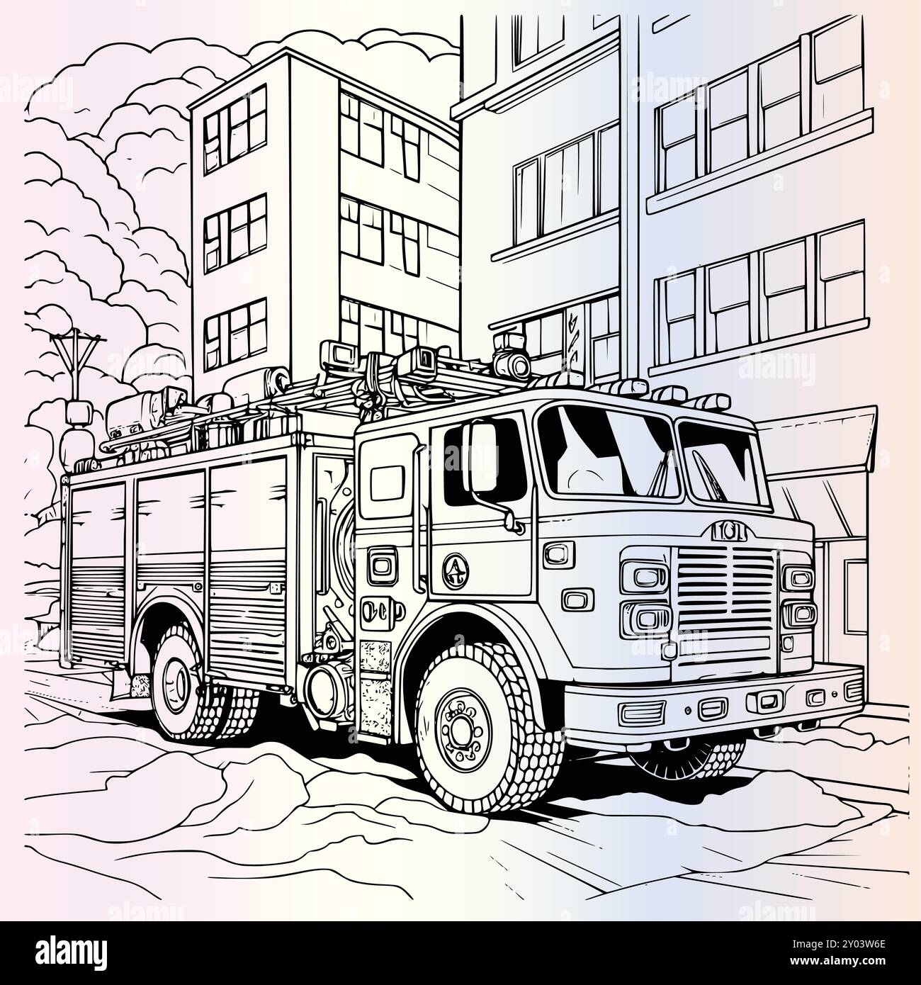 fire truck coloring page fire truck coloring page