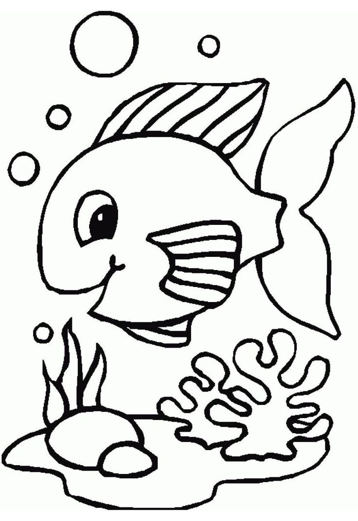 Fish Coloring Pages 25 Free Printables For Preschoolers Fish Coloring Pages 25 Free Printables For Preschoolers