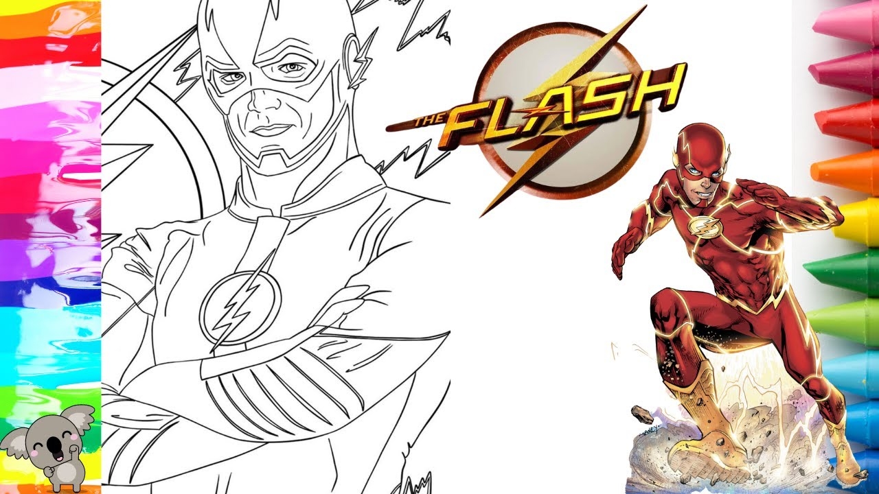 flash coloring pages
