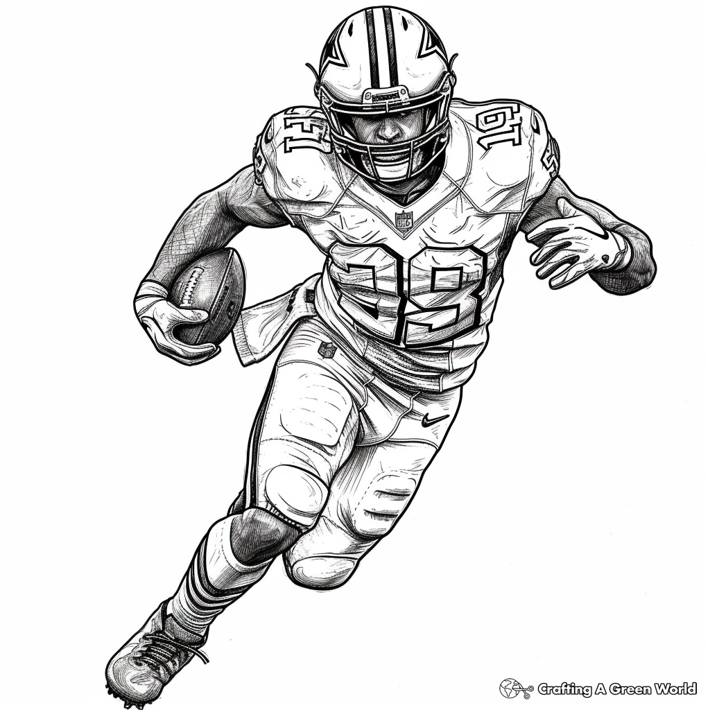 Football Coloring Pages Free Printable 