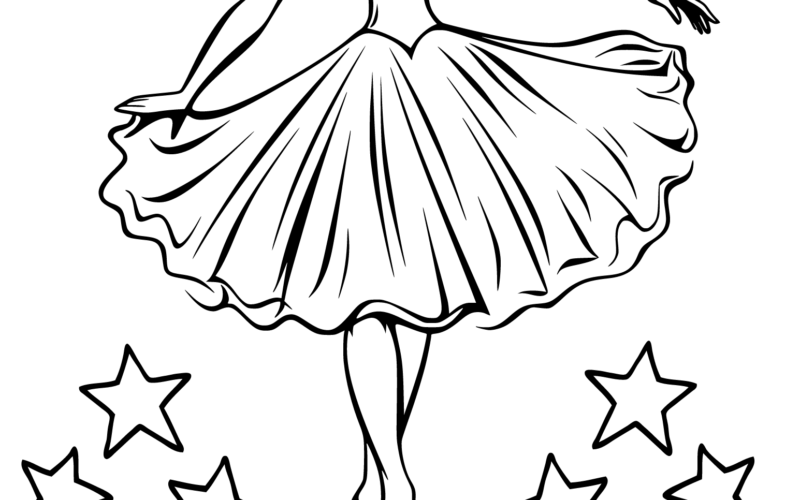 Free Ballet Coloring Pages Crafty Morning