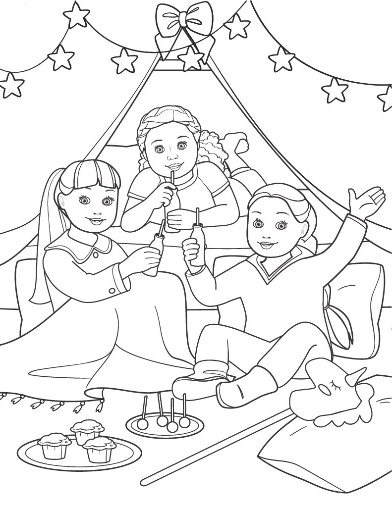 doll coloring pages