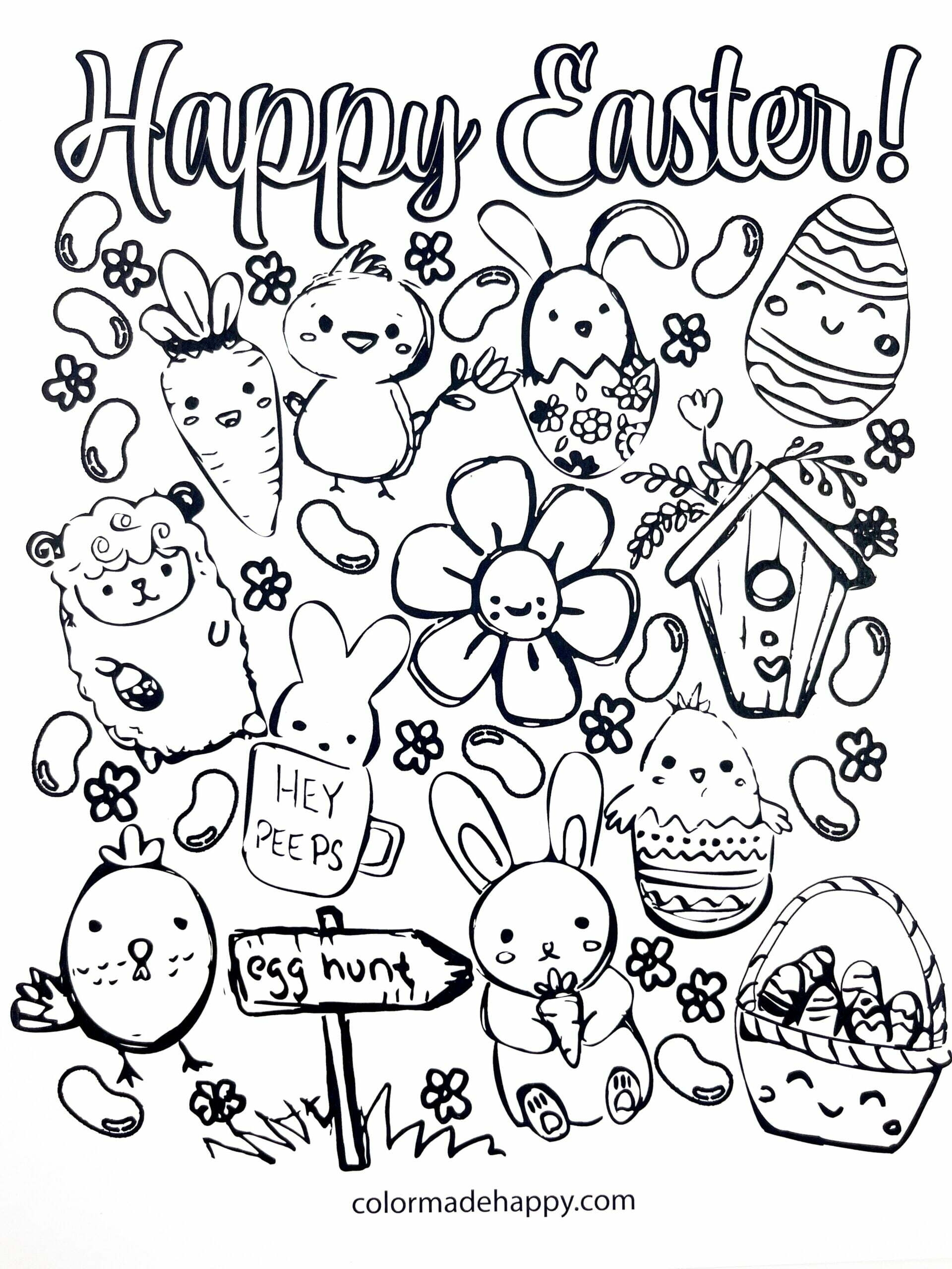 esater coloring pages