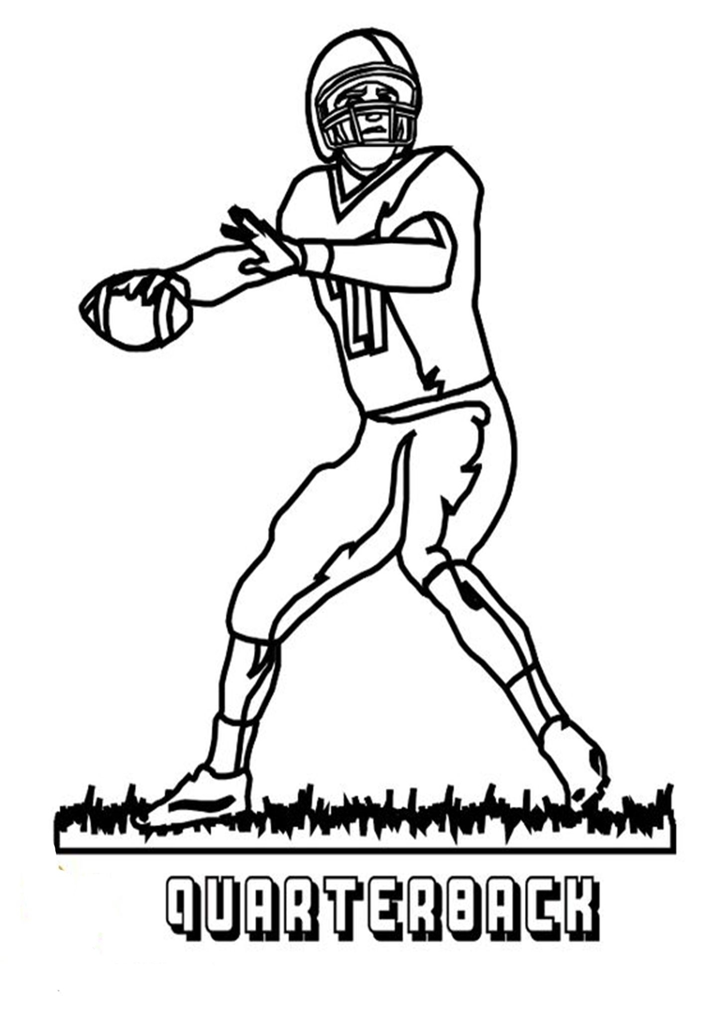 football coloring page