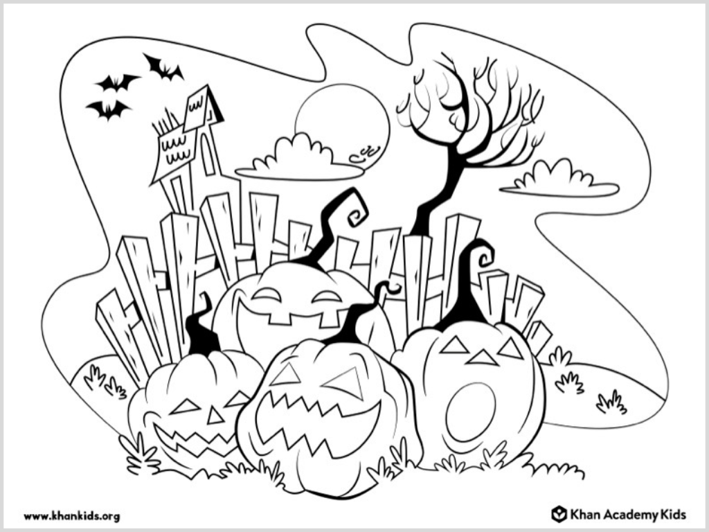 Free Halloween Coloring Pages For Kids Khan Academy Blog