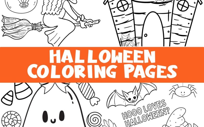 Free Halloween Coloring Pages To Print Crafty Morning