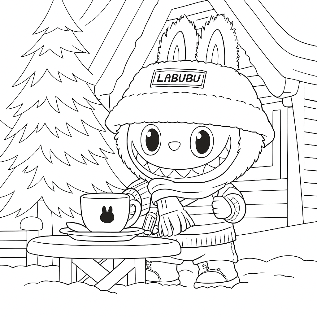 Free Labubu Coloring Pages Whimsical Designs To Print And Color YouLoveIt
