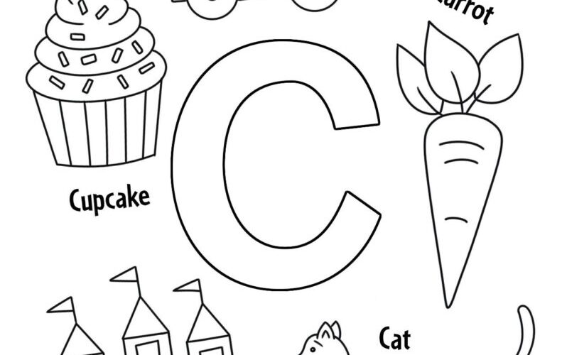 FREE Letter C Worksheets For Preschool The Hollydog Blog