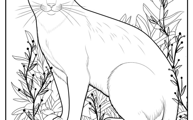 Free Printable Cat Coloring Pages