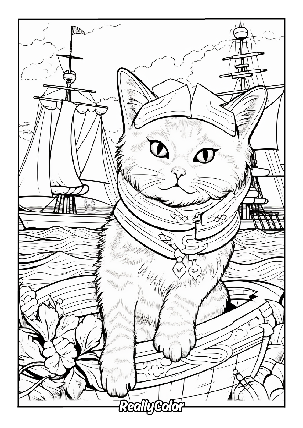 Free Printable Cat Coloring Pages