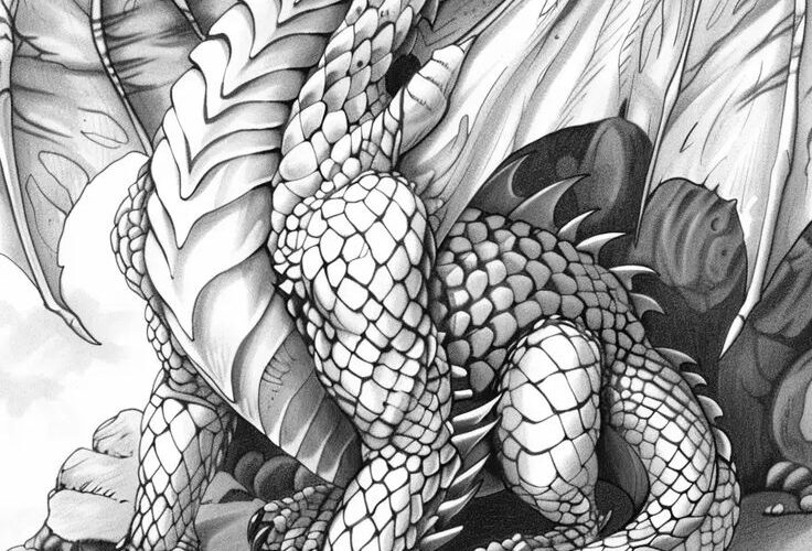 Free Printable Dragon Coloring Pages For Kids Adults Storiespub