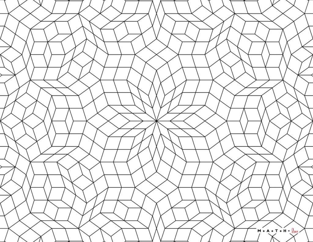 FREE Printable Geometric Coloring Pages PDF 