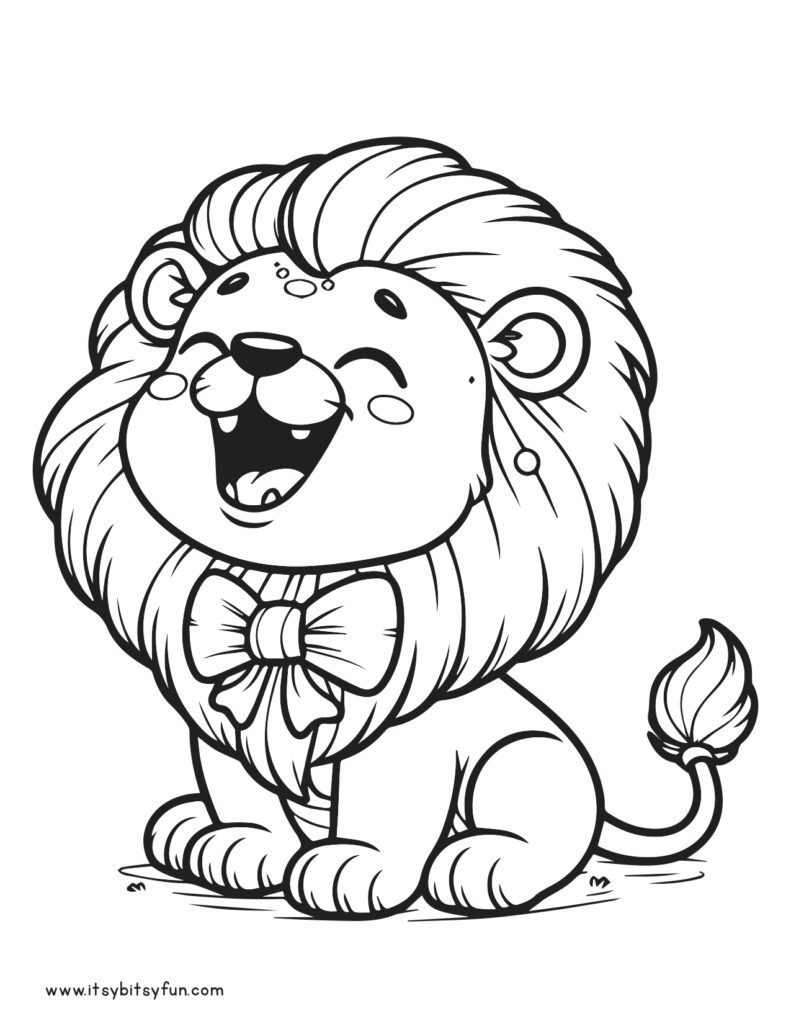 lion coloring pages