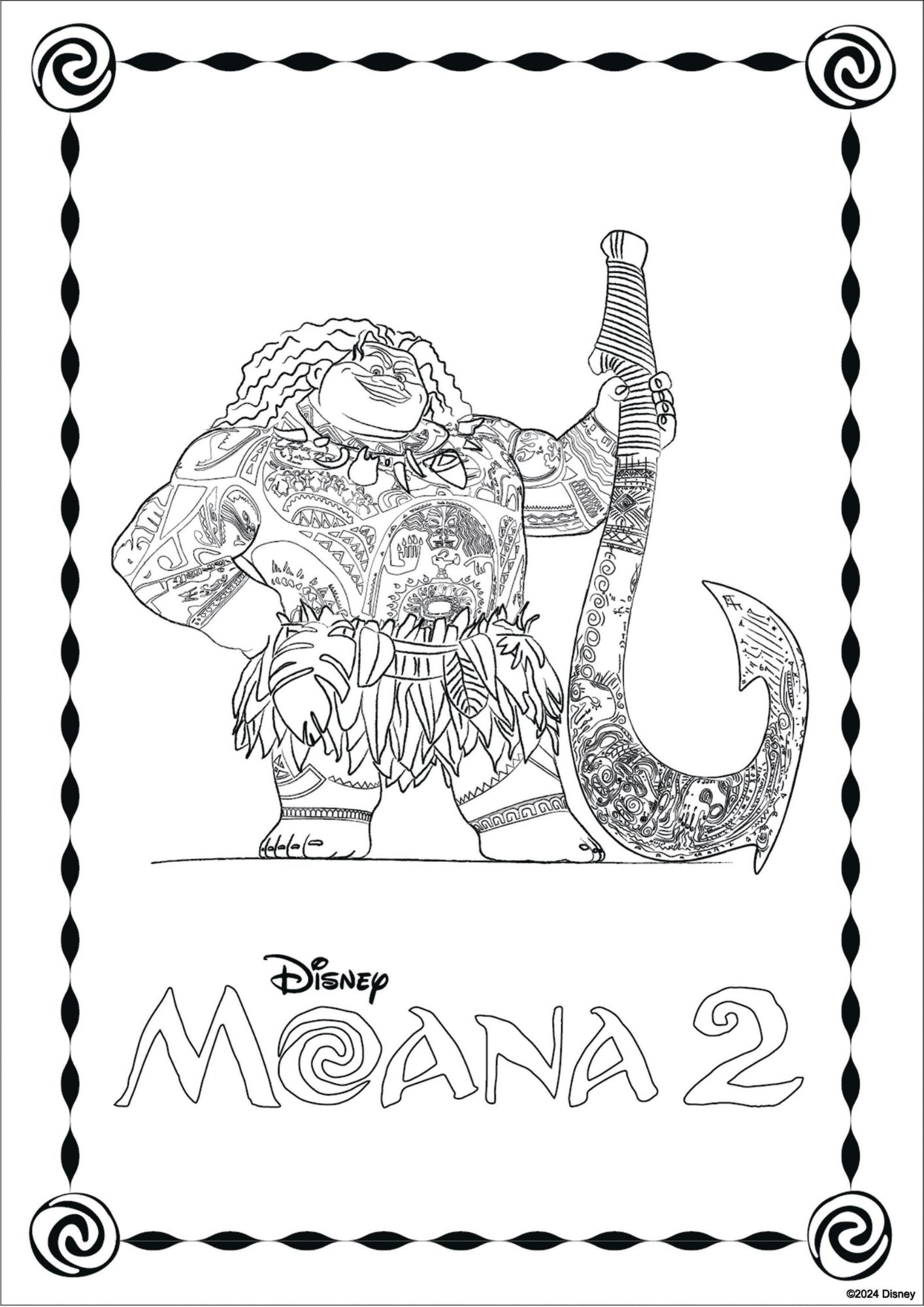 moana 2 coloring pages