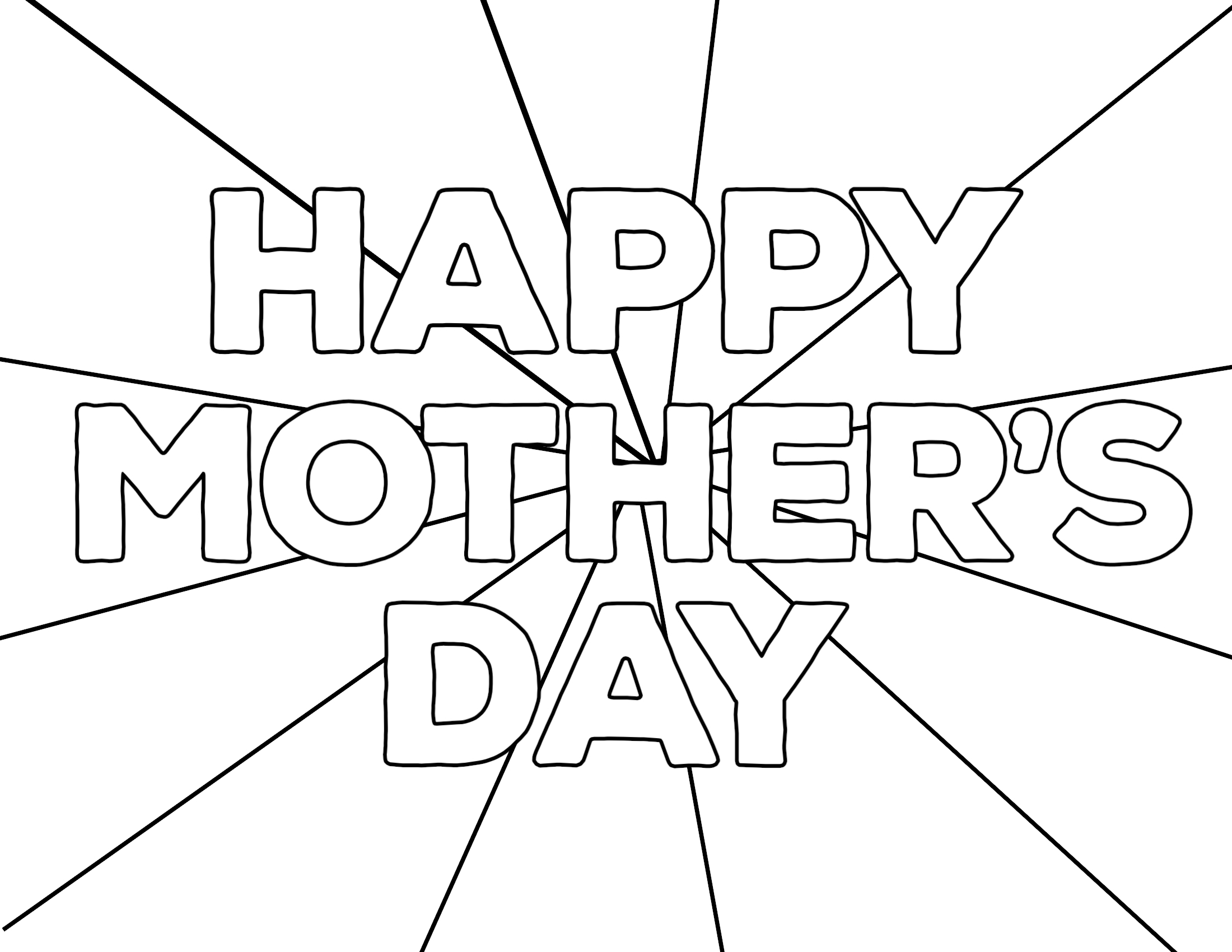 Free Printable Mother s Day Coloring Pages Paper Trail Design