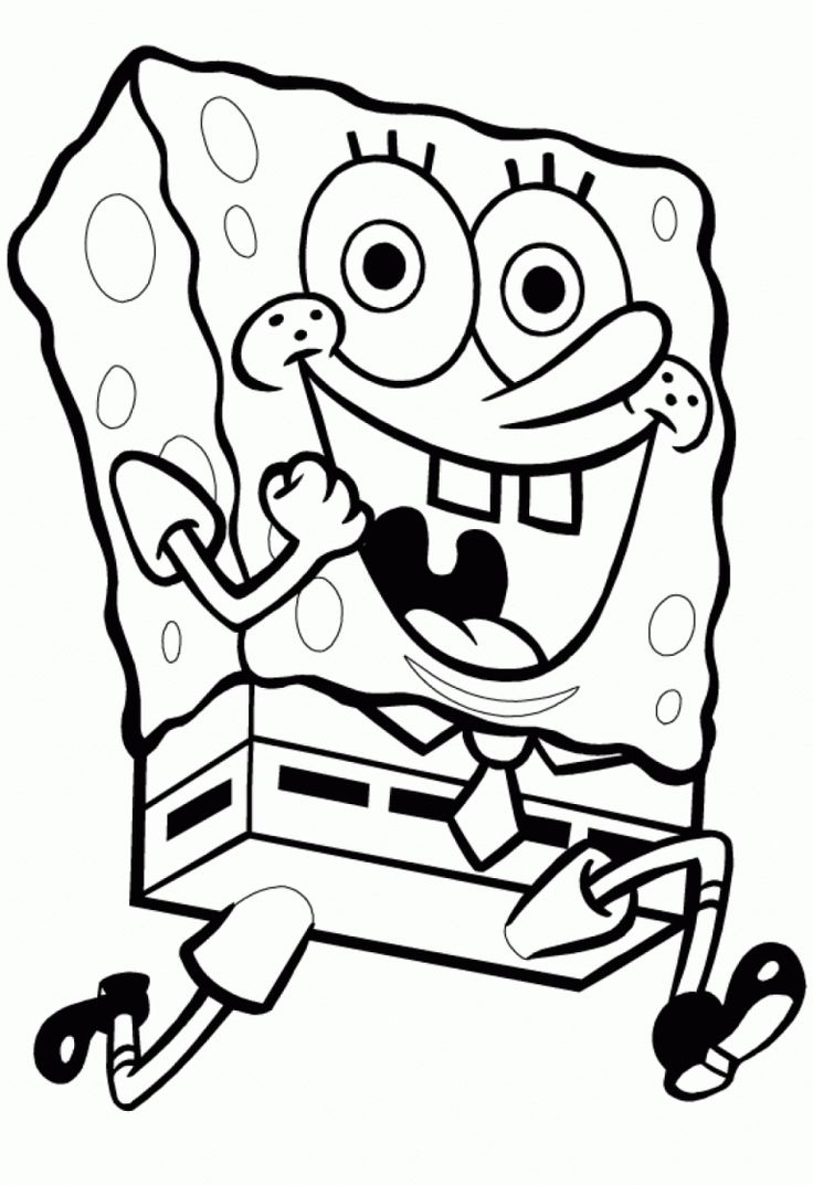 spongebob coloring pages printable