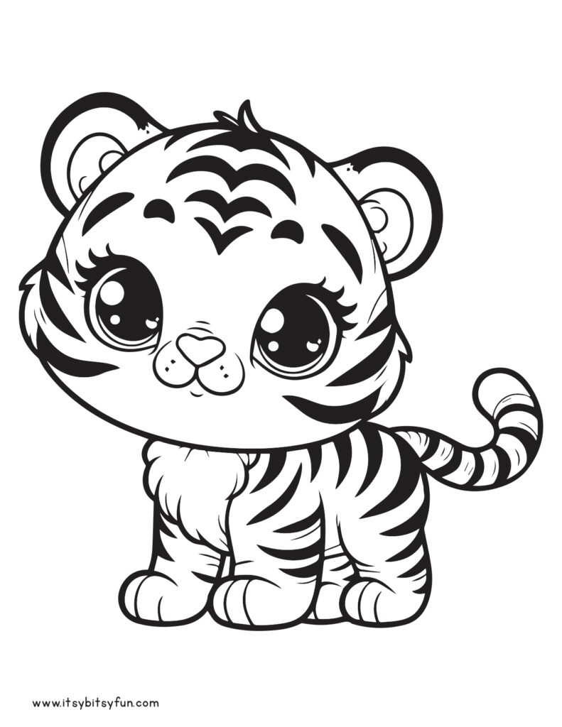 Free Printable Tiger Coloring Pages For Kids Itsy Bitsy Fun Free Printable Tiger Coloring Pages For Kids Itsy Bitsy Fun