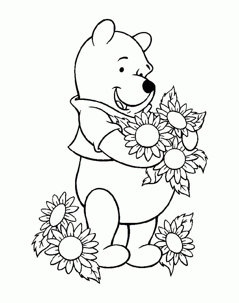 winnie the pooh color pages