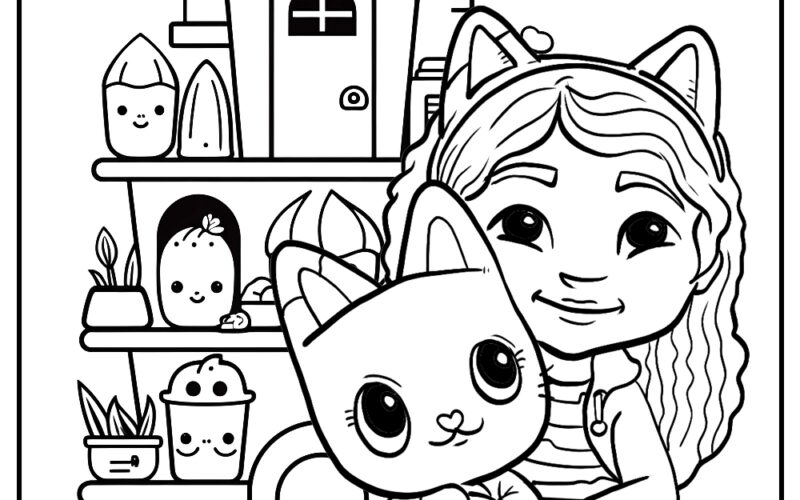 Gabby s Dollhouse Coloring Pages 15 Free PDF Printables