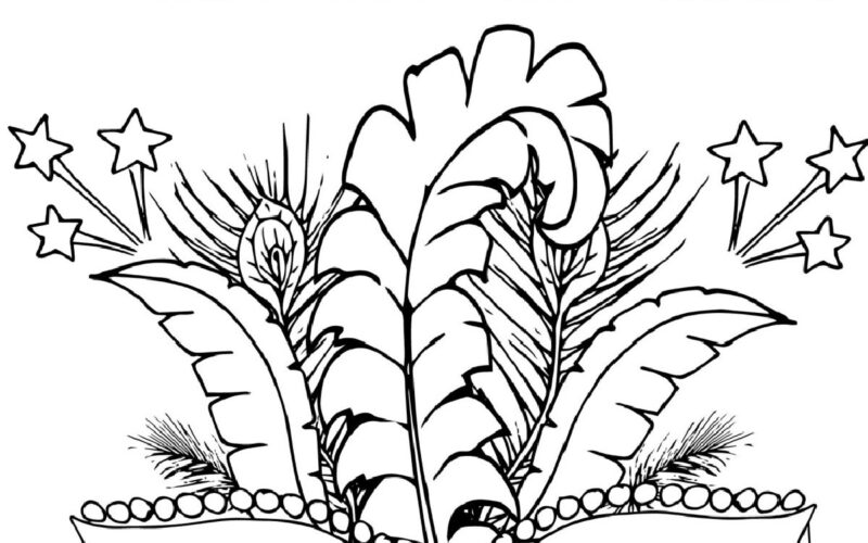 Get 10 Free Printable Mardi Gras Coloring Pages For All Ages