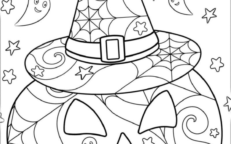 Get 13 Jack O Lantern Coloring Pages Free Halloween Printables