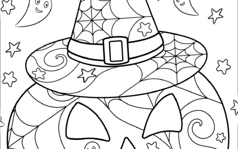 Get 13 Jack O Lantern Coloring Pages Free Halloween Printables