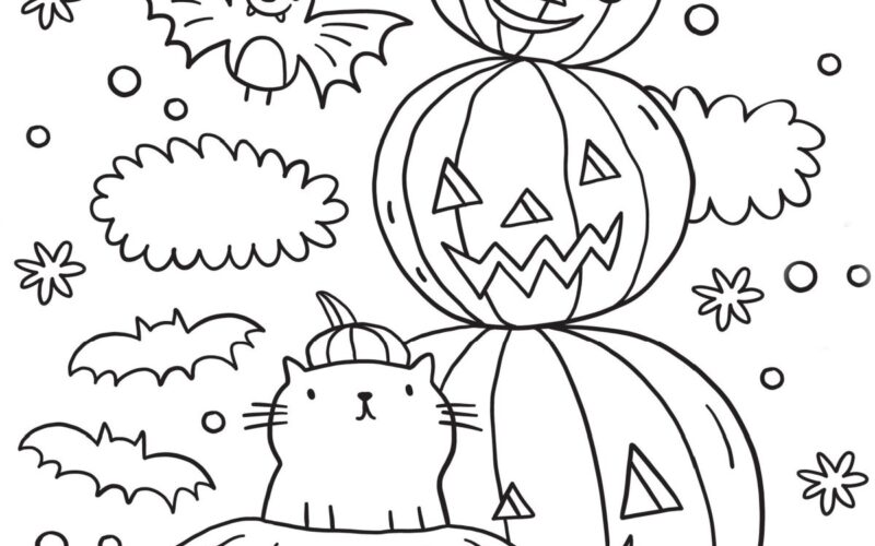 Get 13 Jack O Lantern Coloring Pages Free Halloween Printables