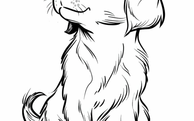Get Your Puppy Fix Over 200 Printable Puppy Coloring Pages Digital Download Etsy